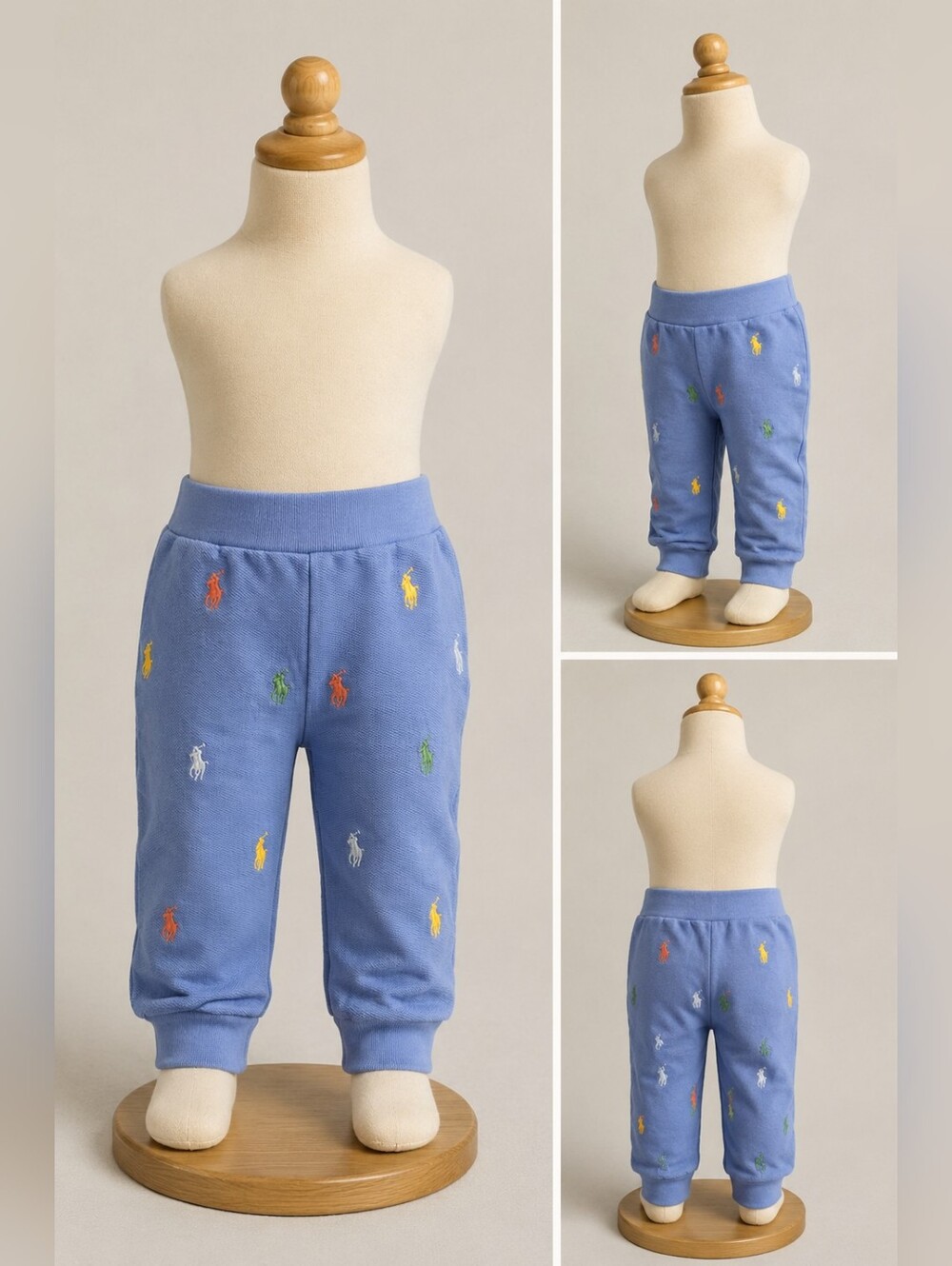 Ralph Lauren Baby Waffle Knit Jogger Pants 18M